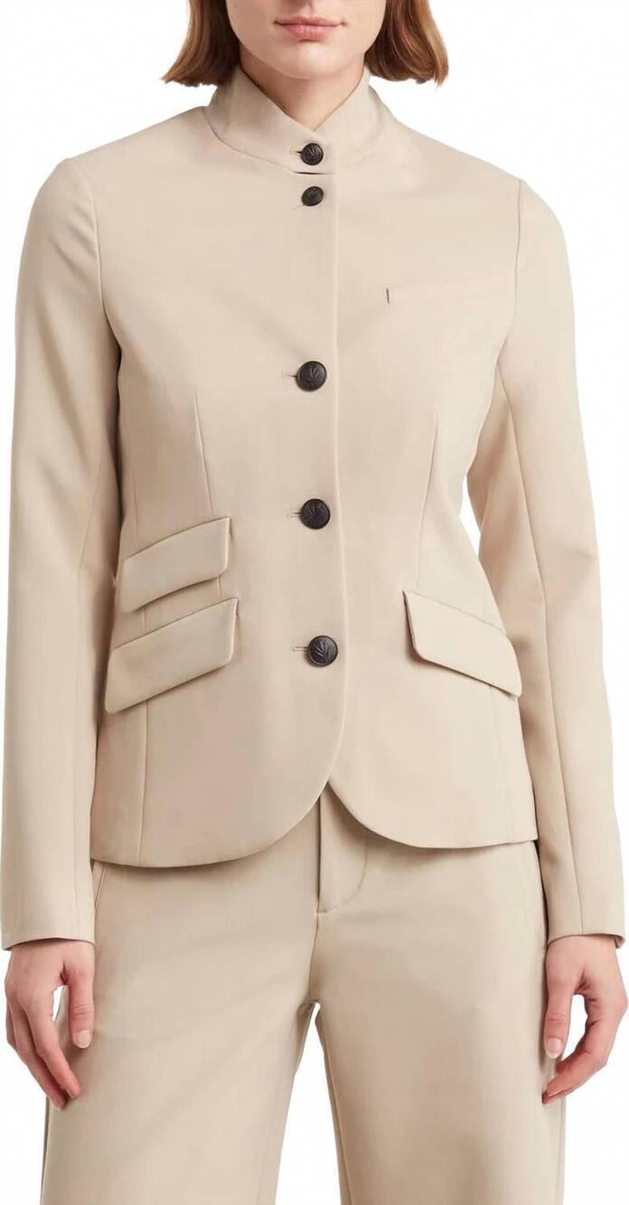 NEW RAG & BONE slade linen blazer in stone